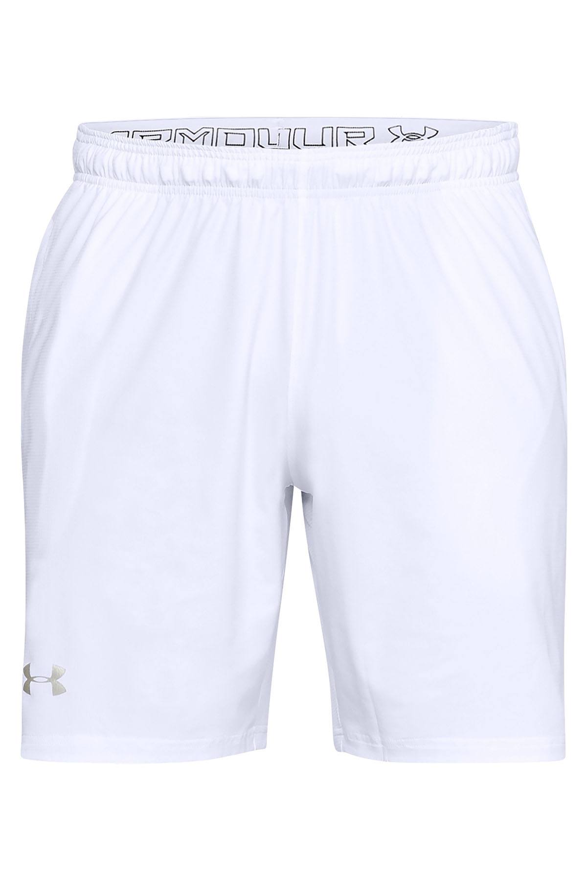 Under Armour White Cage 8" Training Short