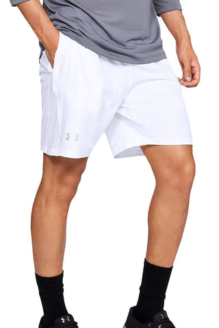 Under Armour White Cage 8" Training Short