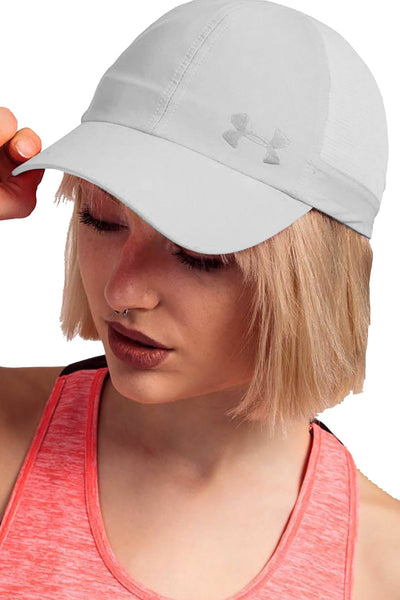 Under Armour White Fly By ArmourVent™ Run Cap