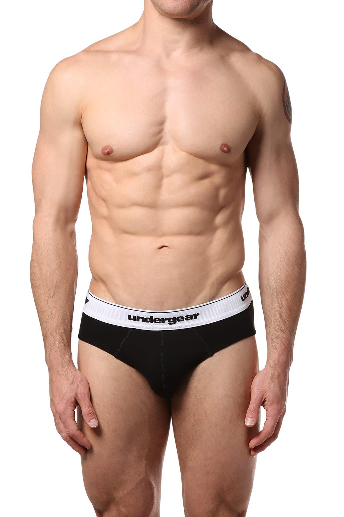 Undergear Black Stitch Essential Brief