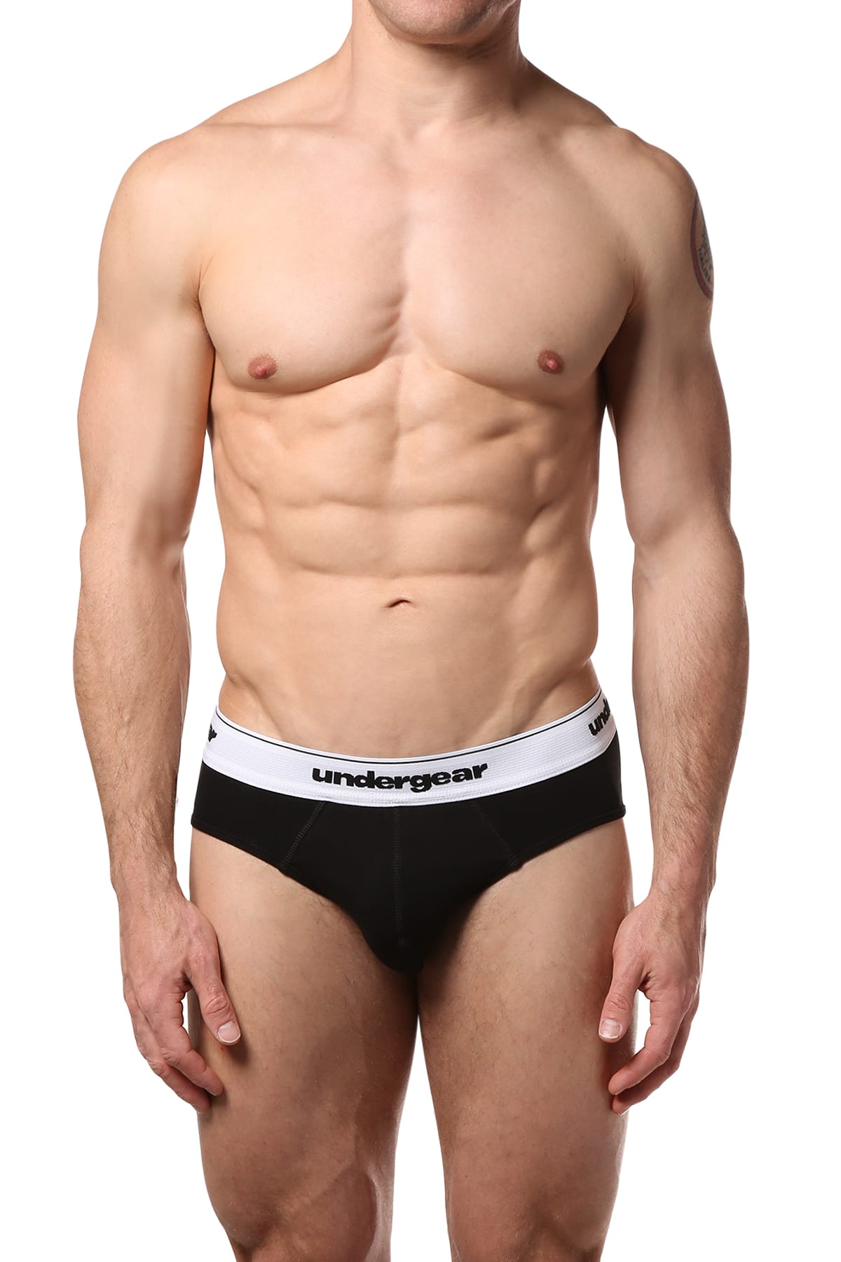 Undergear Black Stitch Essential Brief