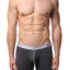 Undergear Black UG Basix Heather-Band Boxer Brief