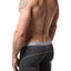 Undergear Black UG Basix Heather-Band Boxer Brief