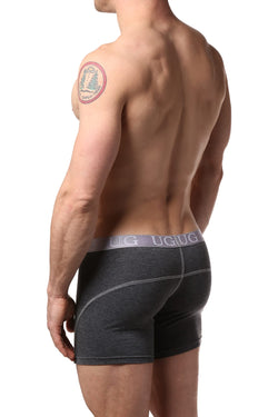 Undergear Black UG Basix Heather-Band Boxer Brief thumbnail 2