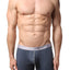 Undergear Denim-Blue Heather-Band Boxer Brief