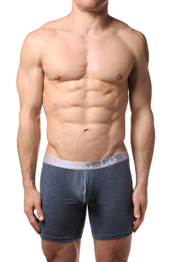Undergear Denim-Blue Heather-Band Boxer Brief thumbnail 2