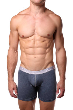 Undergear Denim-Blue Heather-Band Boxer Brief thumbnail 1