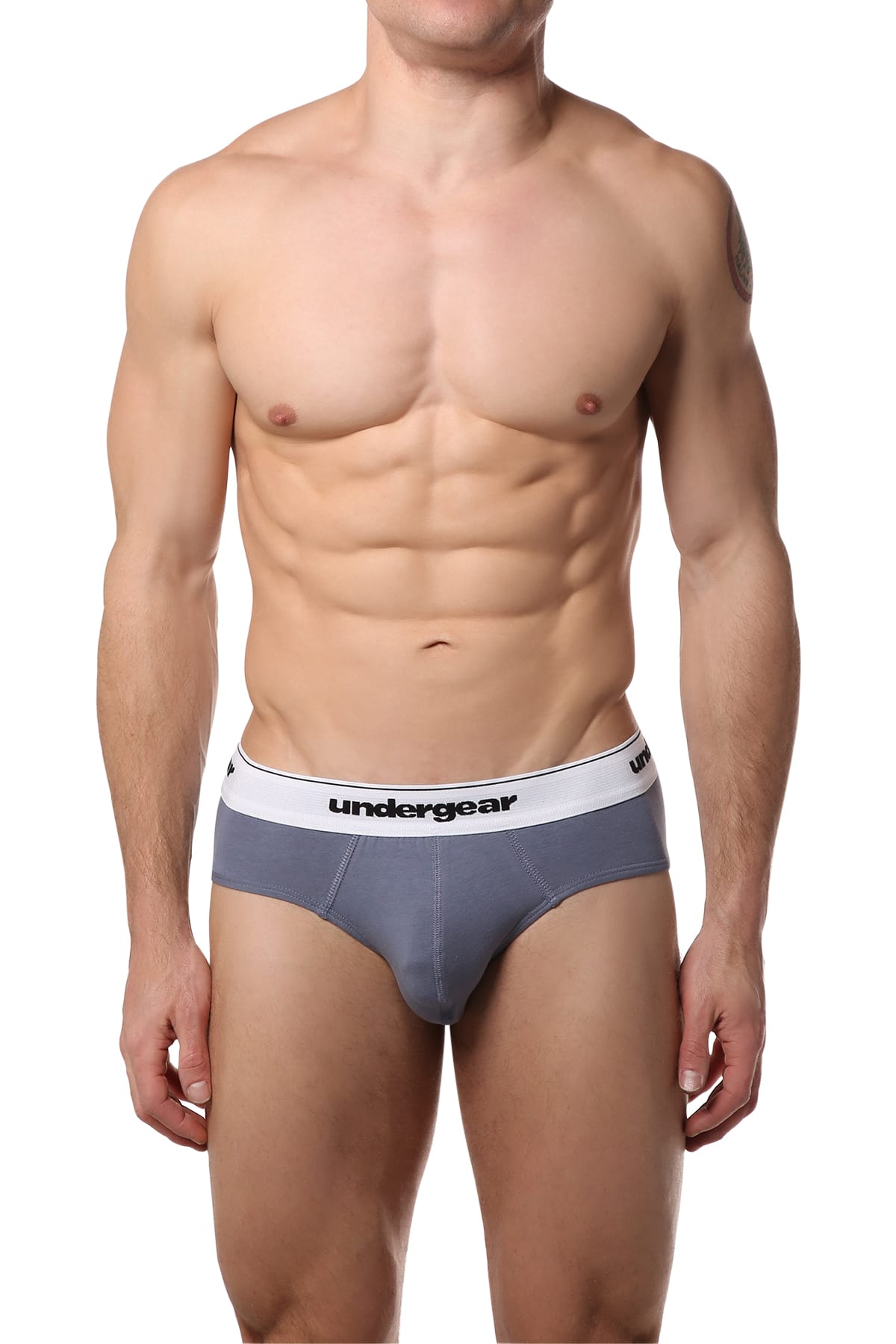 Undergear Grey Stitch Essential Brief
