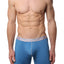 Undergear Pool-Blue Heather-Band Basix Boxer Brief