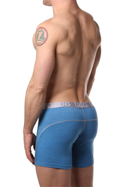 Undergear Pool-Blue Heather-Band Basix Boxer Brief thumbnail 2