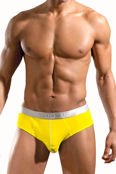 Undergear Yellow Silver-Band Brief