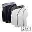 Undertech 347710 2PK Mesh Boxer Briefs Color Black-White