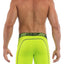Undertech 347710-340 2Pk Solid Mesh Boxer Briefs Color Black-Green