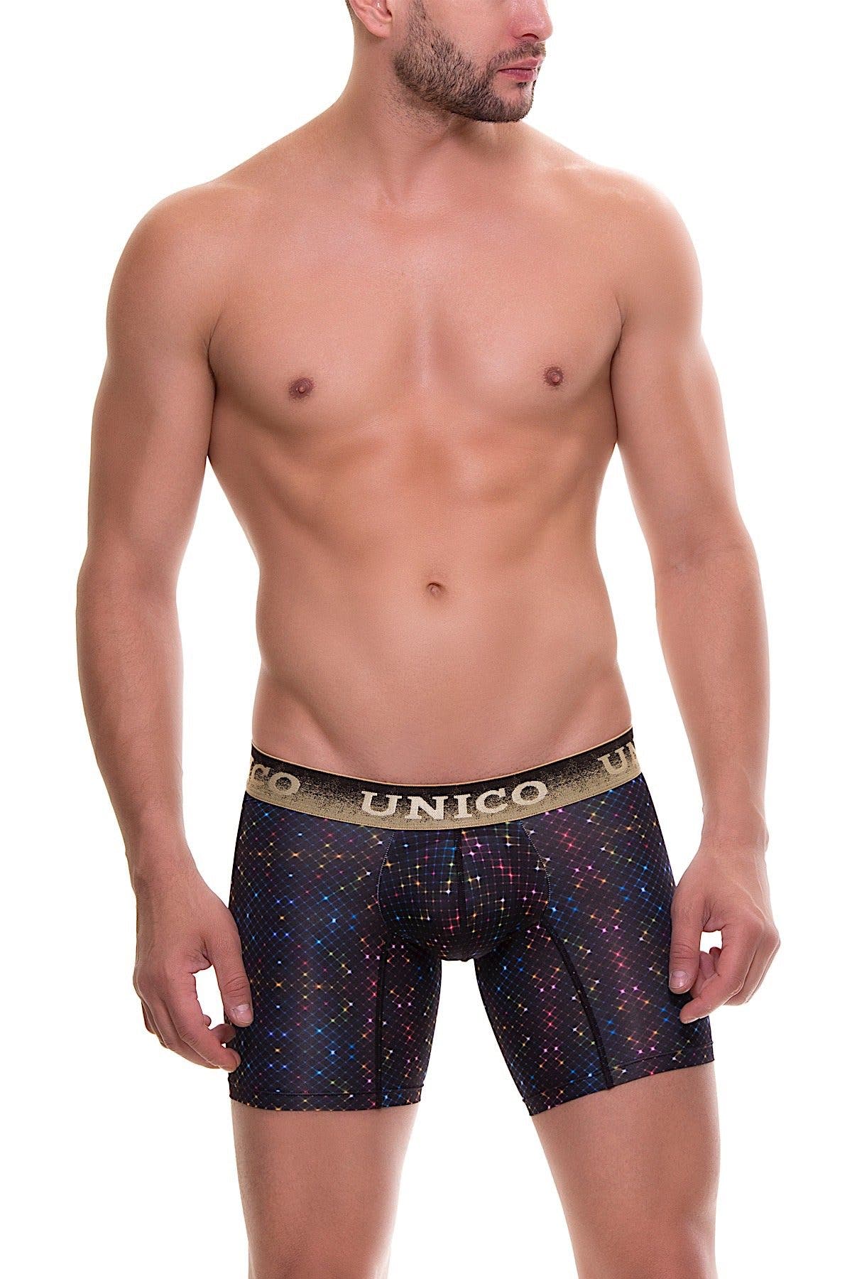 Unico Black Night-Lights Boxer Brief