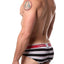 Unico Black/Red/Blue Striped Swami Brief