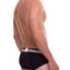 Unico Black/Silver Flare Brief