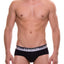 Unico Black/Silver Flare Brief