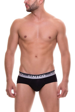 Unico Black/Silver Flare Brief thumbnail 1