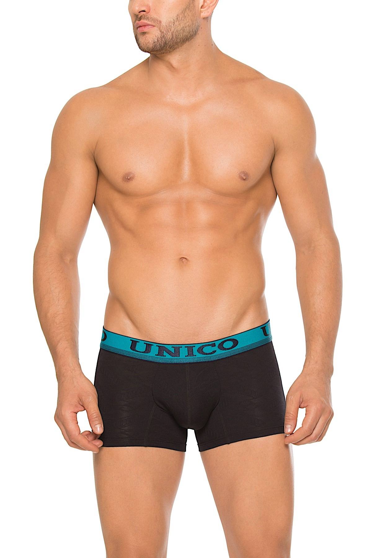 Unico Black/Teal Yoruba Trunk