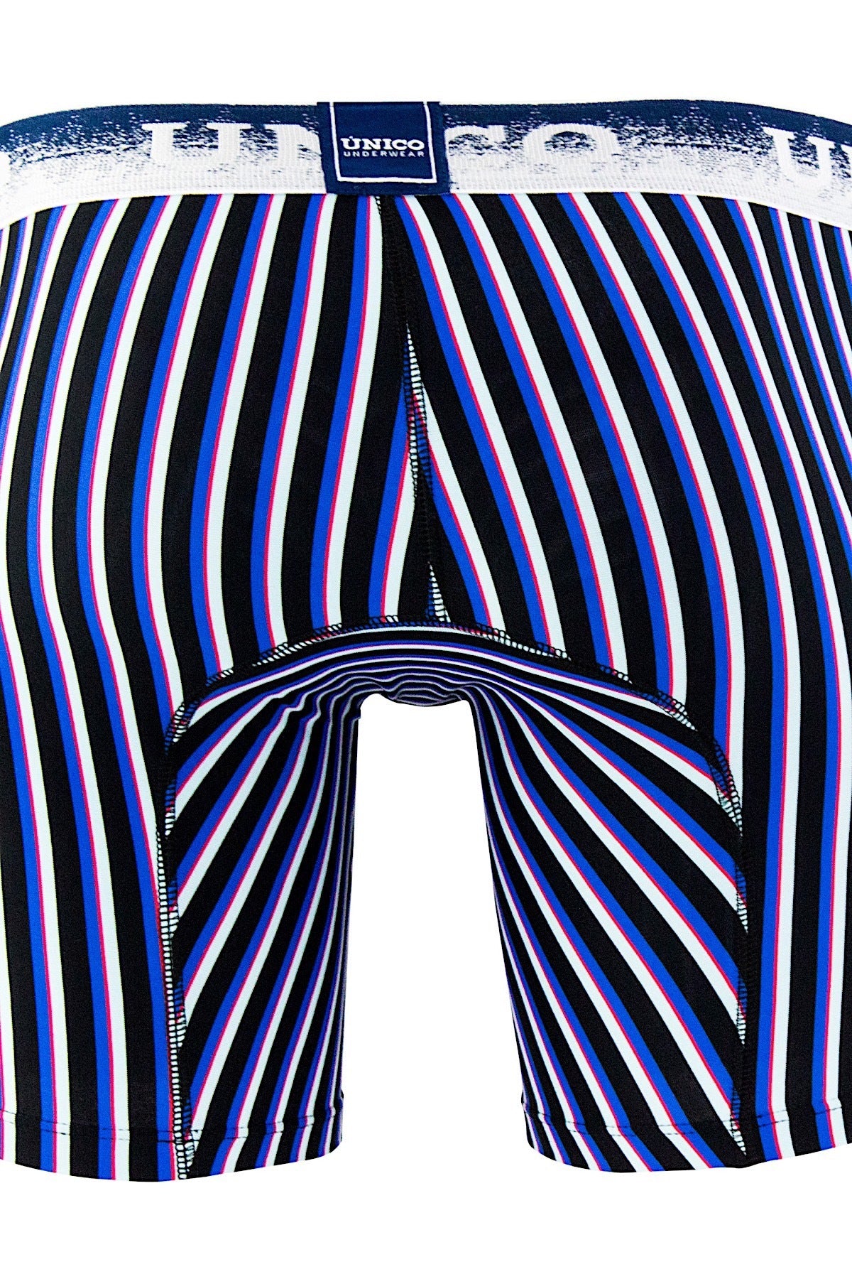 Unico Blue/Multi-Color Striped Lucid Boxer Brief