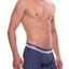 Unico Blue/Multi-Color Striped Lucid Boxer Brief