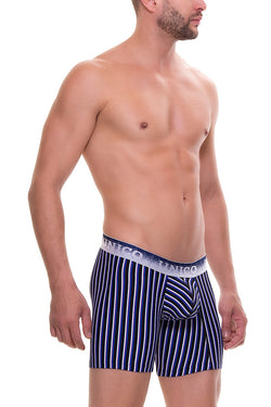 Unico Blue/Multi-Color Striped Lucid Boxer Brief thumbnail 3