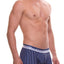 Unico Blue/Multi-Color Striped Lucid Trunk