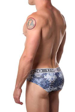 Unico Blue/Multi Printed Namaste Brief thumbnail 2