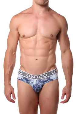 Unico Blue/Multi Printed Namaste Brief thumbnail 1
