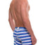 Unico Blue/White Striped Glaze Boxer Brief