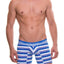 Unico Blue/White Striped Glaze Boxer Brief
