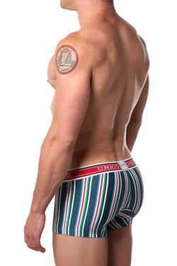 Unico Green/Red/Multi Striped Khalil Trunk thumbnail 2