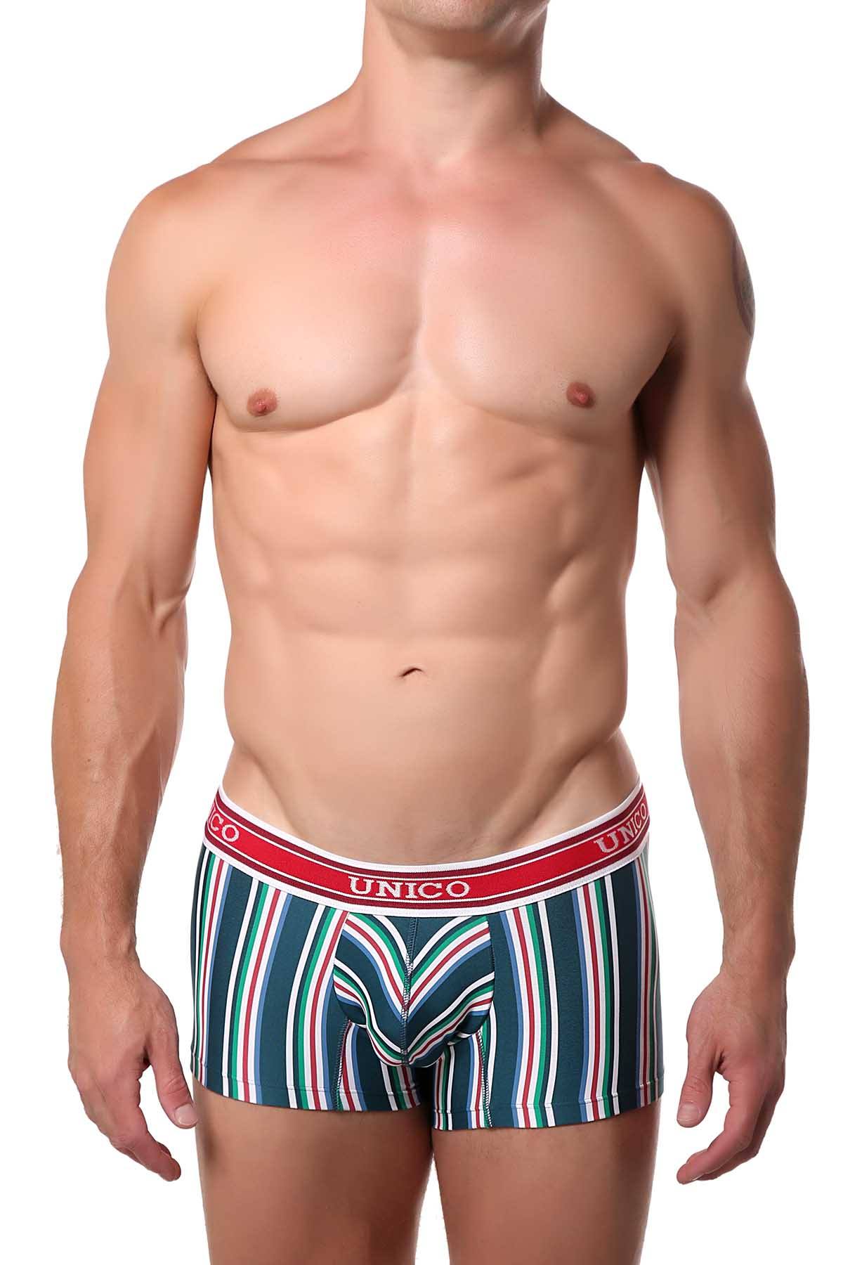 Unico Green/Red/Multi Striped Khalil Trunk