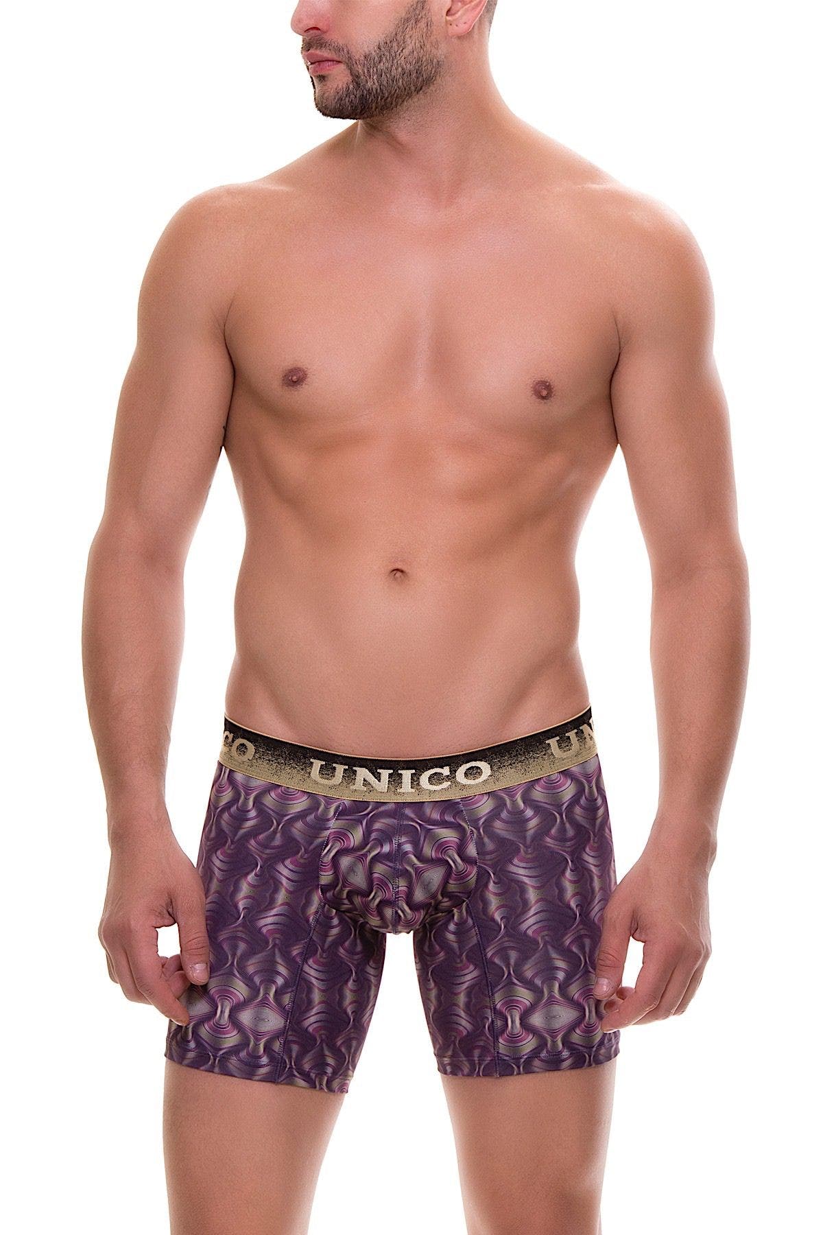 Unico Multi-Colored Wine Boxer Brief