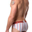 Unico Peach/Blue/Multi Striped Jivana Brief