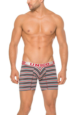 Unico Red/Grey/Multi-Color Copper Boxer Brief thumbnail 1