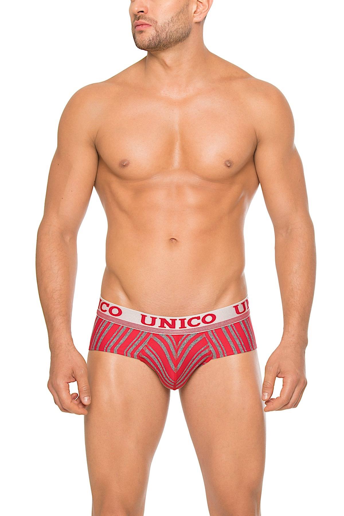 Unico Red/Multi-Color Celio Brief