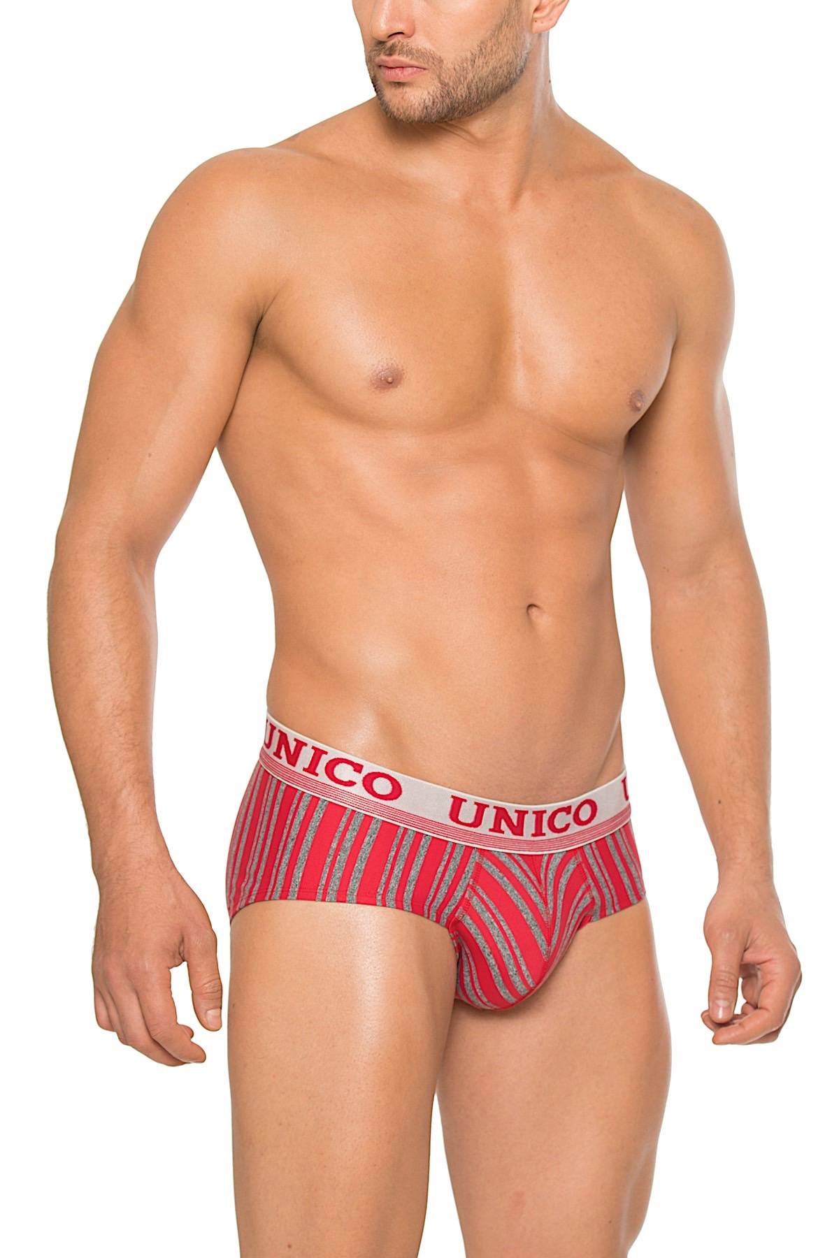 Unico Red/Multi-Color Celio Brief