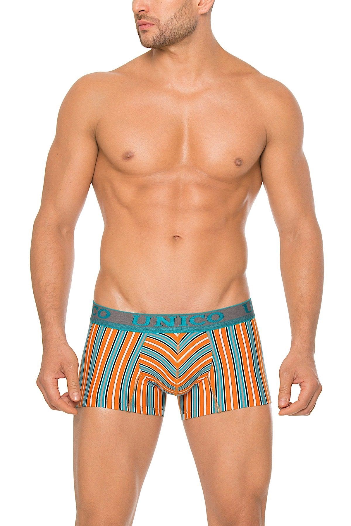 Unico Teal/Orange/Multi-Color Oshala Trunk