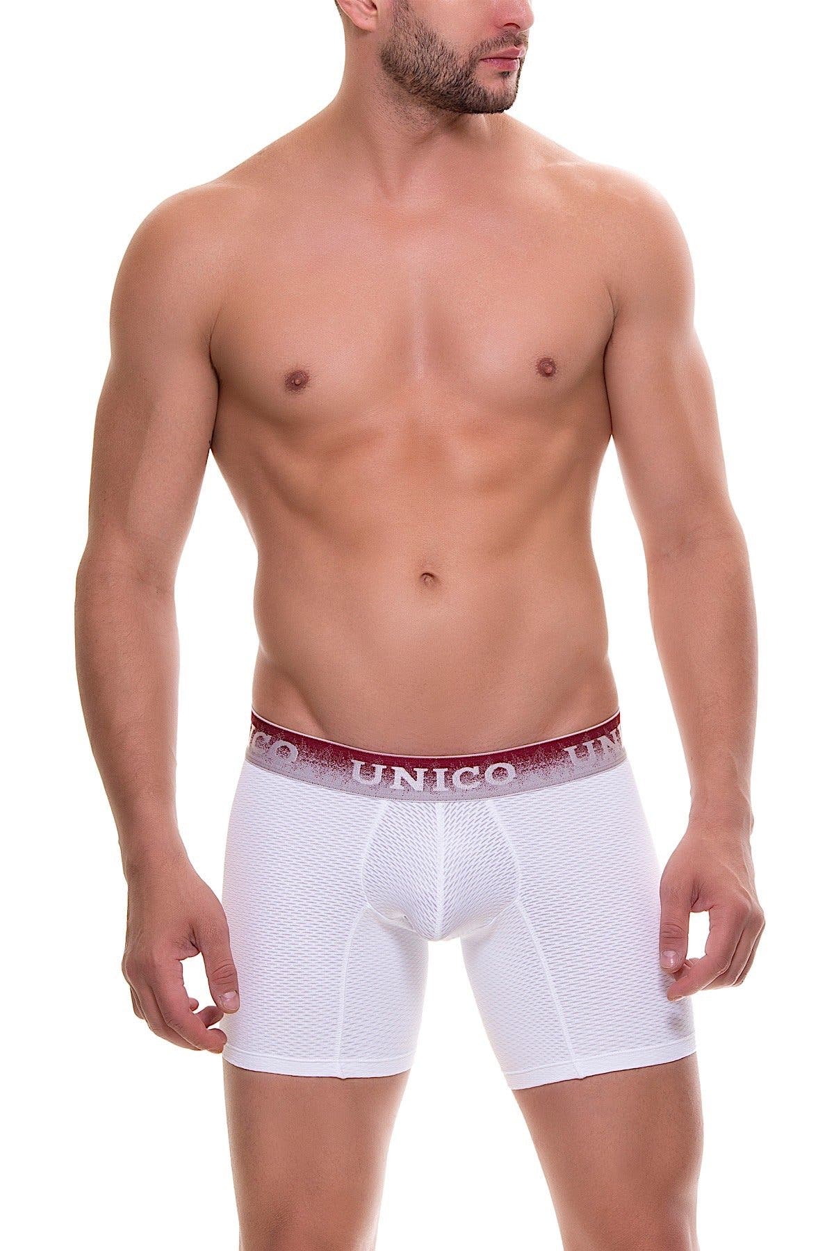 Unico White/Brick-Red Holidays Boxer Brief