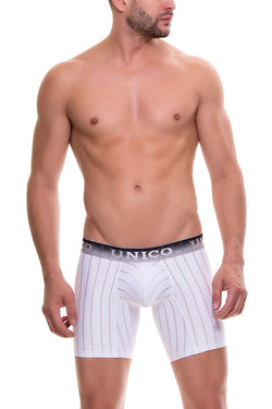 Unico White/Grey Omen Boxer Brief thumbnail 1