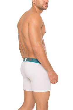 Unico White/Grey/Teal United Boxer Brief thumbnail 3