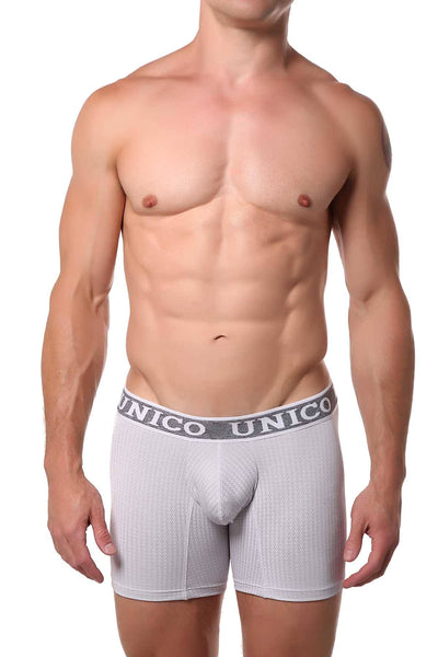 Unico White/Grey Yoga Boxer Brief