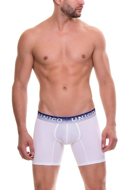 Unico White/Silver/Navy Incandescent Boxer Brief thumbnail 1