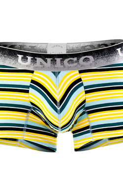 Unico Yellow/Multi-Color Striped Entertainment Trunk thumbnail 2