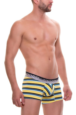 Unico Yellow/Multi-Color Striped Entertainment Trunk thumbnail 3