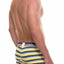 Unico Yellow/Multi-Color Striped Entertainment Trunk