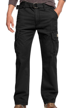 Unionbay Black Survivor Belted Cargo Pant thumbnail 1