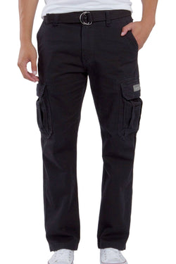 Unionbay Black Survivor Belted Cargo Pant thumbnail 2