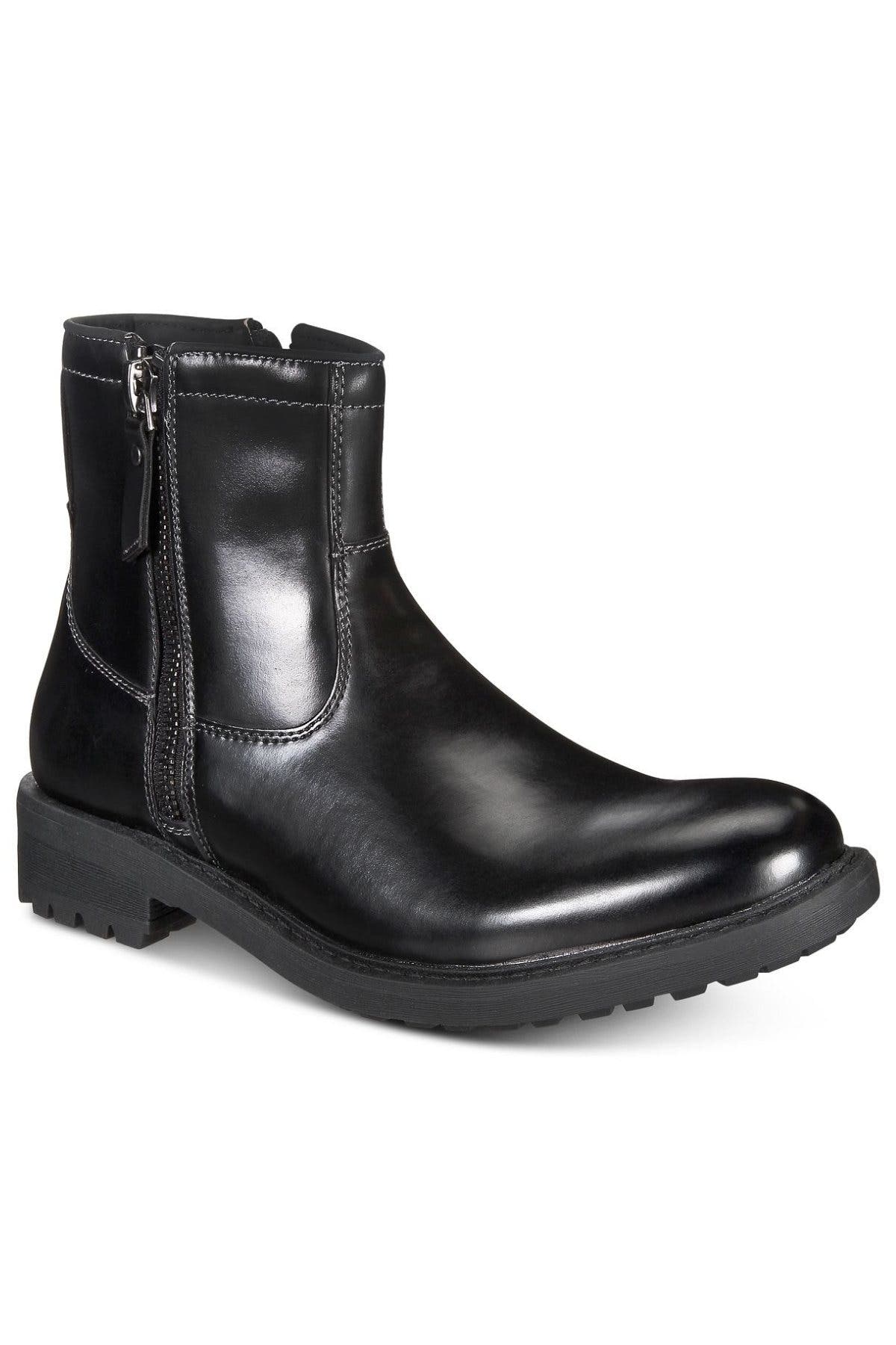 Unlisted by Kenneth Cole Black C-Roam Zip-Up Boot